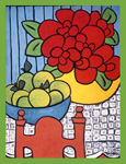 Still life with apples , 30x40 